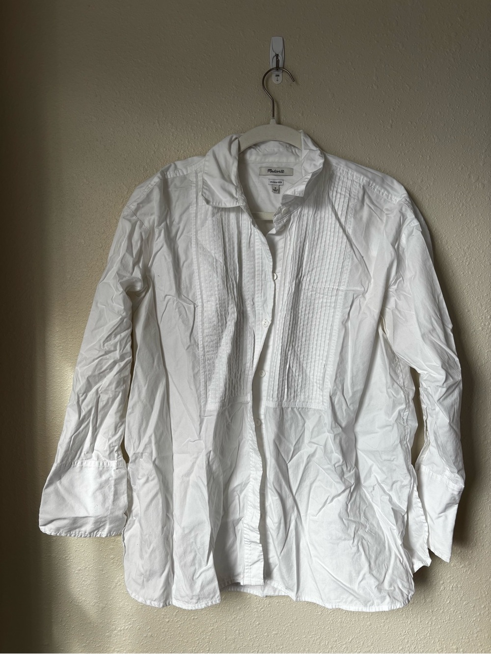Madewell Oversized Tuxedo Shirt
